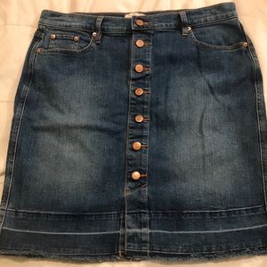 Loft denim skirt